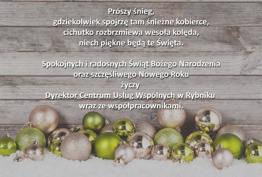 kartka z życzeniami bożonarodzeniowymi